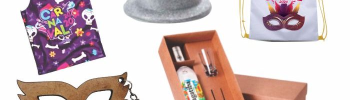 Opções para brindes de Carnaval