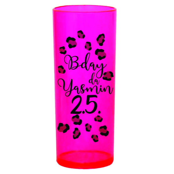 Copo neon long drink personalizado brinde