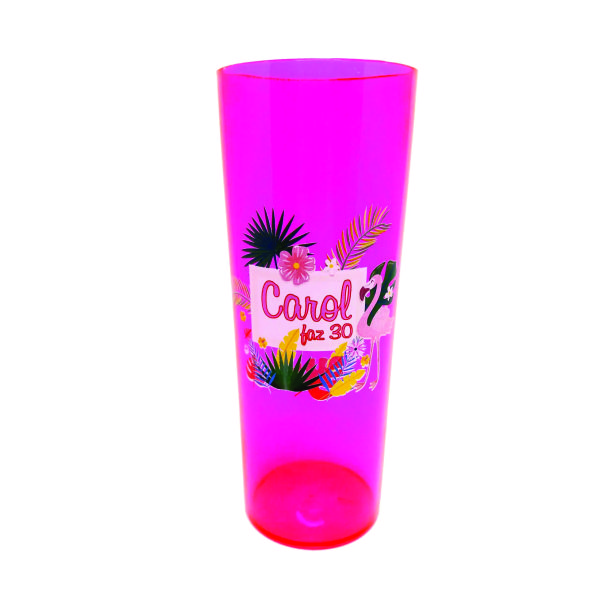 Copo neon personalizado