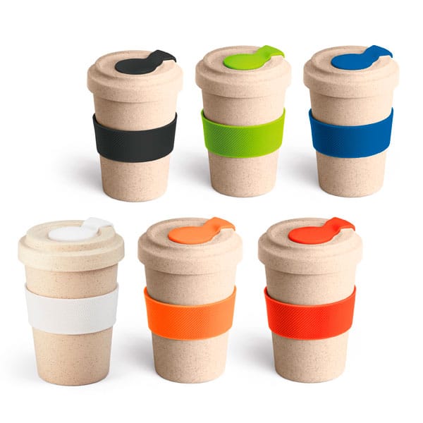 Copo para Viagem Fibra de Bambu Personalizado