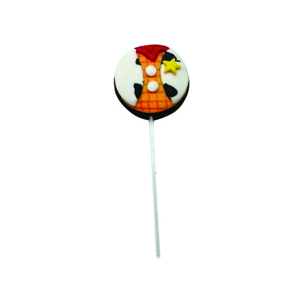 Pirulito de chocolate personalizado