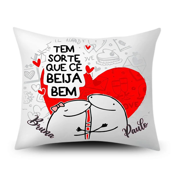 Almofadas personalizadas para namorado