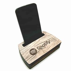 Ampliphone Mdf Wood Personalizado Brinde