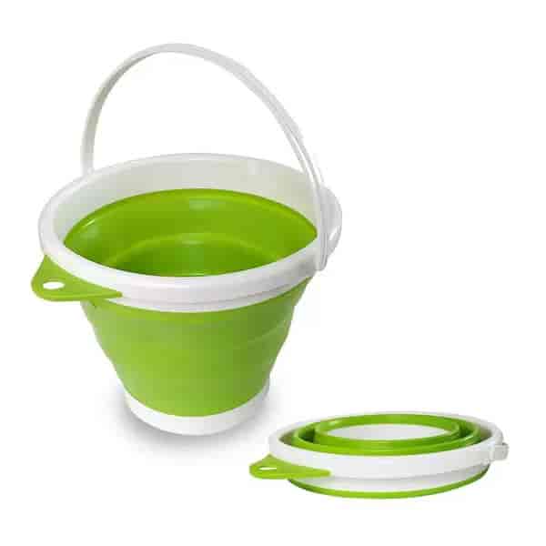 Balde Retratil Dobravel Flexivel 10 Litros Silicone Atacado