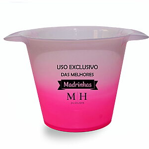 Balde de Gelo Personalizado para Festa de Aniversário