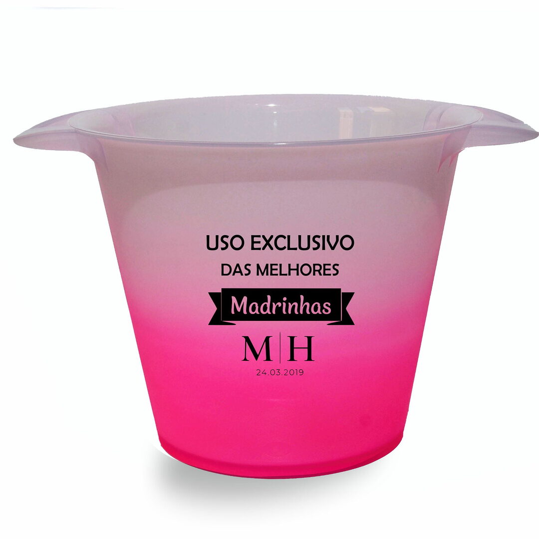 Balde de Gelo Personalizado para Festa de Aniversário