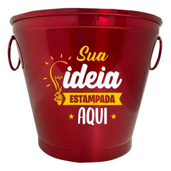 Balde de Gelo Personalizado para Empresas Brindes