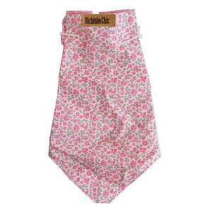 Bandana Chic Bichinho Rosa Personalizada Luxo