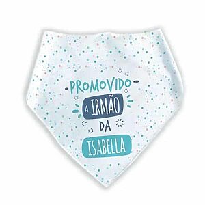 Bandana Personalizada Promovido a Irmão Mais Velho