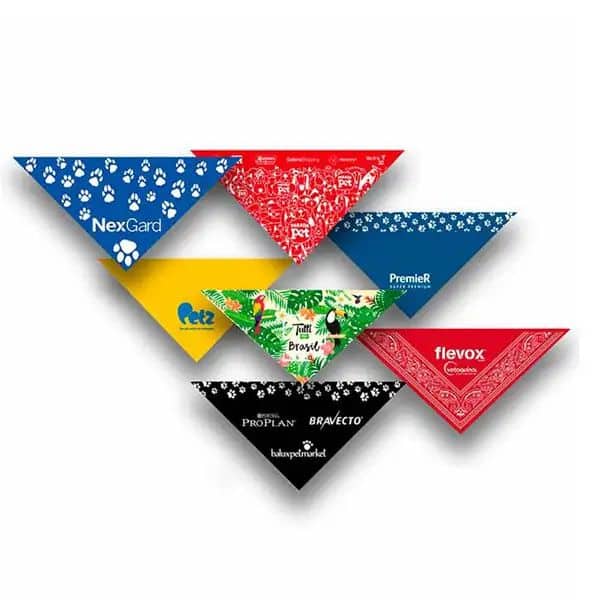 Bandana para Pet em Poliéster Personalizado