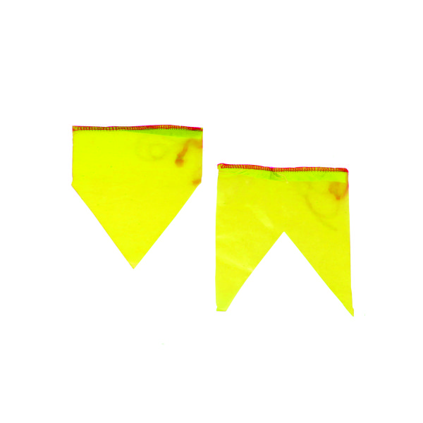 Bandeirinha Festa Junina Plástico, Verde E Amarelo 100 Mts.