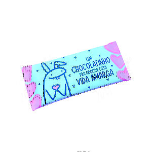 Barrinha de chocolate personalizada