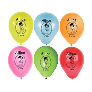 Bexigas Personalizadas para Aniversario