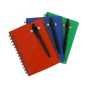 Bloco Com Capa Plástica de Anotações Personalizado