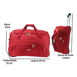 Bolsa de Viagem Com Rodinhas