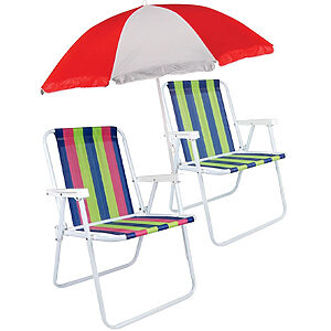 Cadeira de Praia e Guarda Sol Personalizado