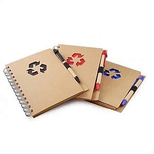 Caderno Kraft Reciclagem