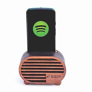 Caixa Acústica Amplificadora Para Celular Eco-Retro