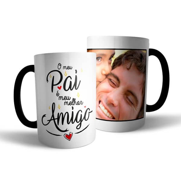 Caneca Mágica Personalizada para o Dia dos Pais