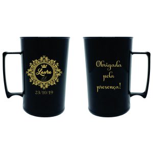Caneca acrílico personalizada 300ml