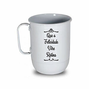 Caneca de alumínio personalizada 300ml