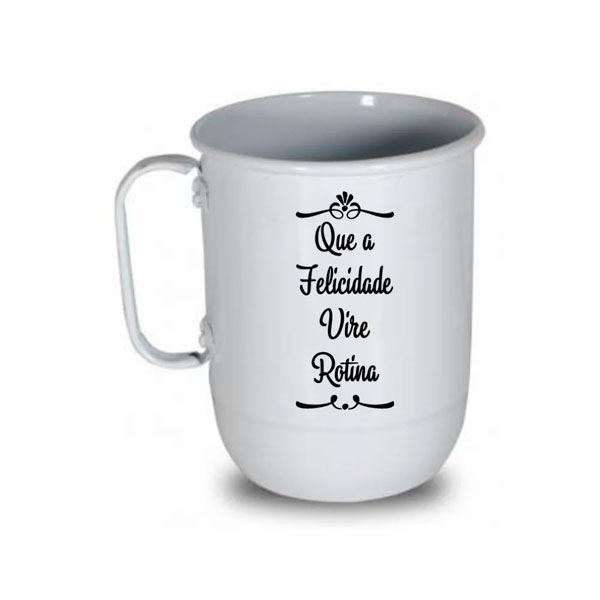Caneca de alumínio personalizada 300ml