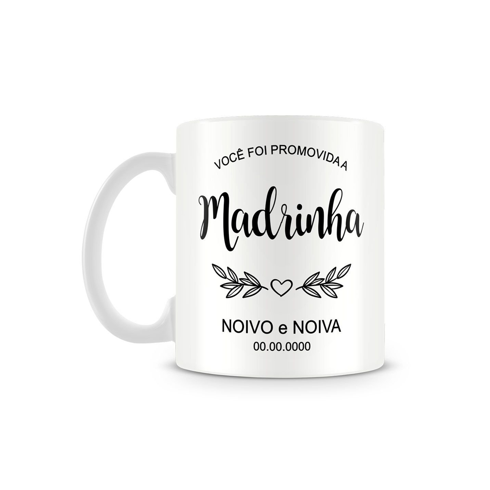 Caneca personalizada para casamento