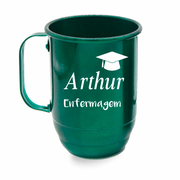 Canecas de alumínio personalizadas formatura