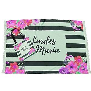 Canga e Bolsa de Praia Personalizada