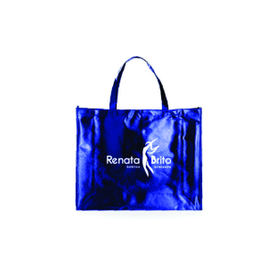 20 Sacolas Personalizadas em Tnt Metalizado