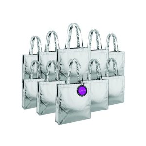 300 Sacolas Tnt Metalizado Unidades Promoção