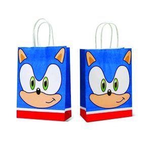40 Sacolinhas Personalizada Sonic Aniversário