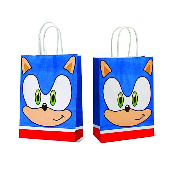 40 Sacolinhas Personalizada Sonic Aniversário