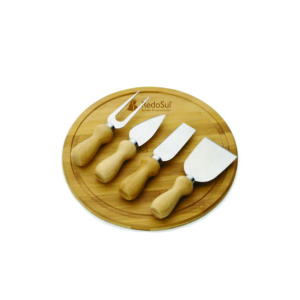 Conjunto para Queijo Personalizado com Suporte