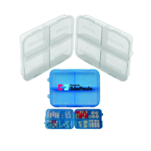 Brindes personalizados porta comprimidos