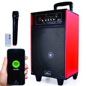 Caixa de Som com Microfone Personalizada