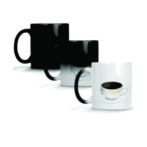 Caneca Mágica Preta para Sublimação
