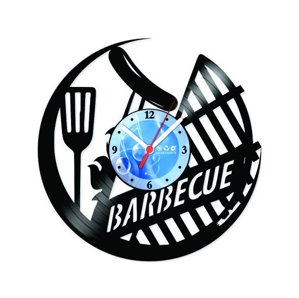 Churrasco Personalizado Relógio de Parede