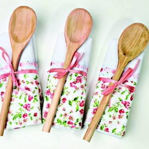Colher de pau Lembrancinha CupCake Chá de Panela