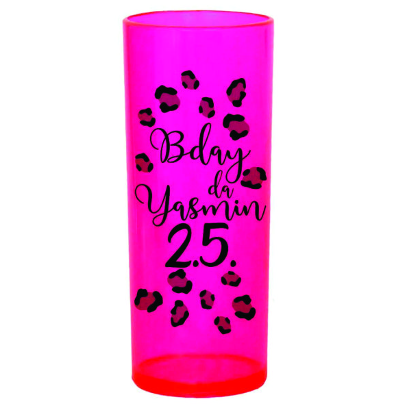 Copo neon long drink personalizado brinde