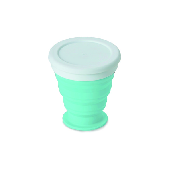 Copo retrátil de silicone