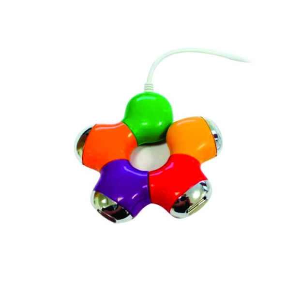 Hub usb colorido personalizado