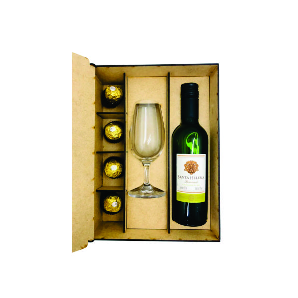 Kit vinho para presente personalizado