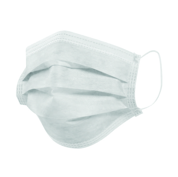 Máscara tnt branca com anvisa personalizada