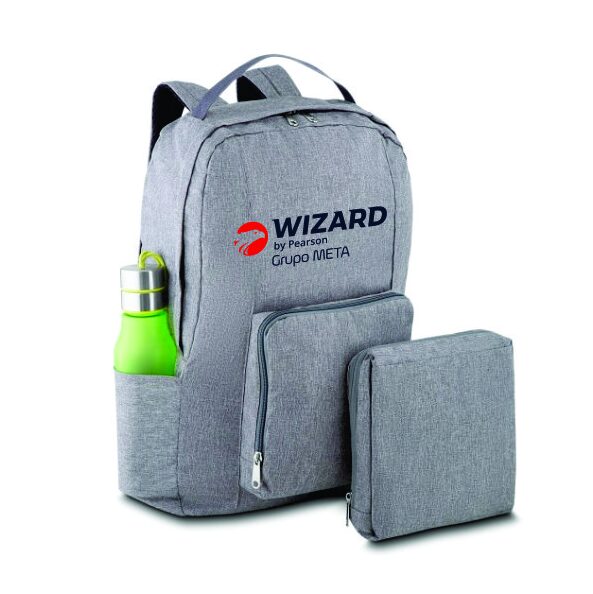 Mochila Dobrável de Poliéster Personalizada
