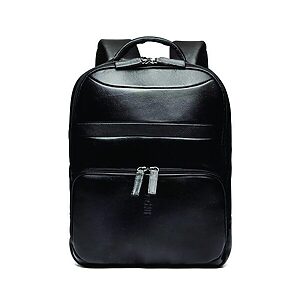 Mochila em Couro com Porta Cartão