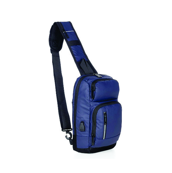 Mochila Transversal com um Bolso Frontal