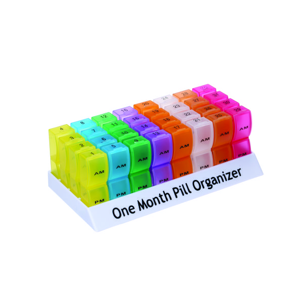 Porta  Comprimidos Mensal