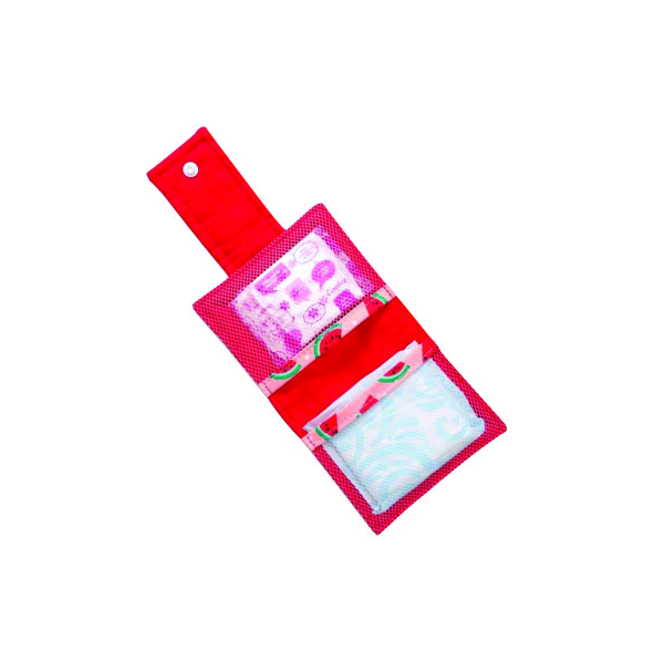 Porta Absorvente Tecido de Bolsa