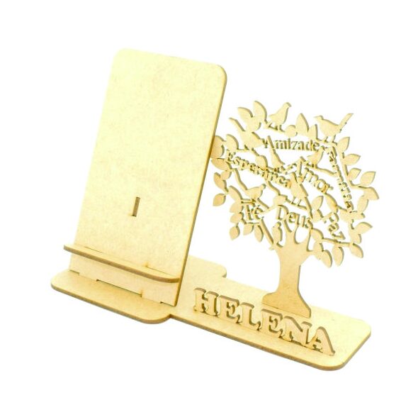 Porta celular de mesa personalizado